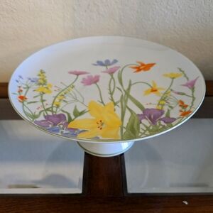 Vintage 1974 Seymour Mannic fune china cake pedestal